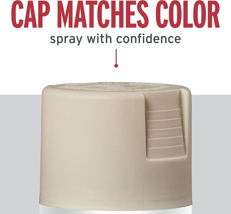 Rust-Oleum 7793830 Stops Rust Spray Paint, 12 Oz, Satin Shell White (Pack of 6)