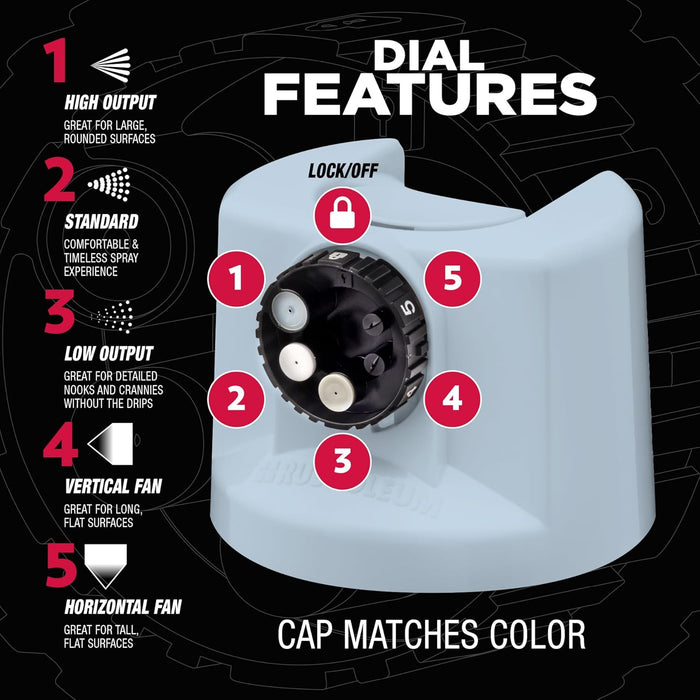 Rust-Oleum 376882 Stops Rust Custom Spray 5-in-1 Spray Paint, 12 oz, Satin Peaceful Blue (Pack of 1)