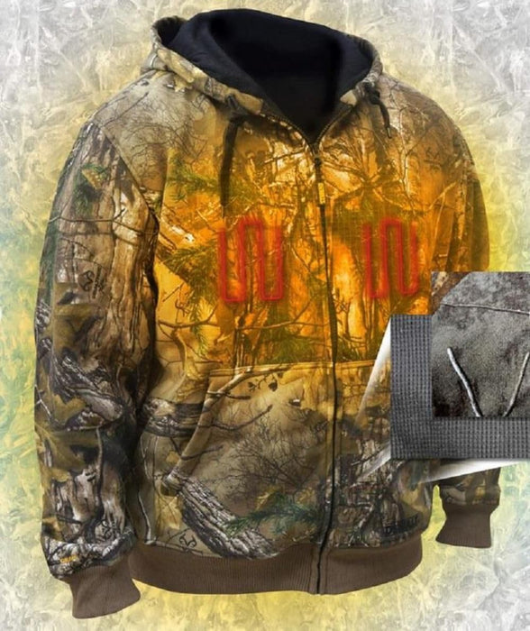 DEWALT Unisex Realtree Xtra Camouflage Heated Hoodie, X-Large, Camouflage - DCHJ074D1