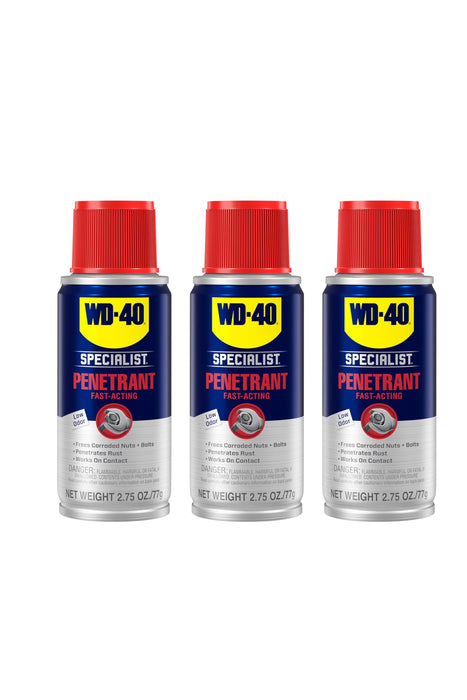 WD-40 300258 Specialist Penetrant 2.75 oz (Pack of 3)