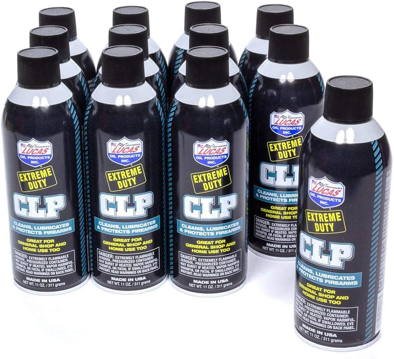 Lucas Oil (10916) Extreme Duty CLP Aerosol Case, 11oz. (Pack of 12)