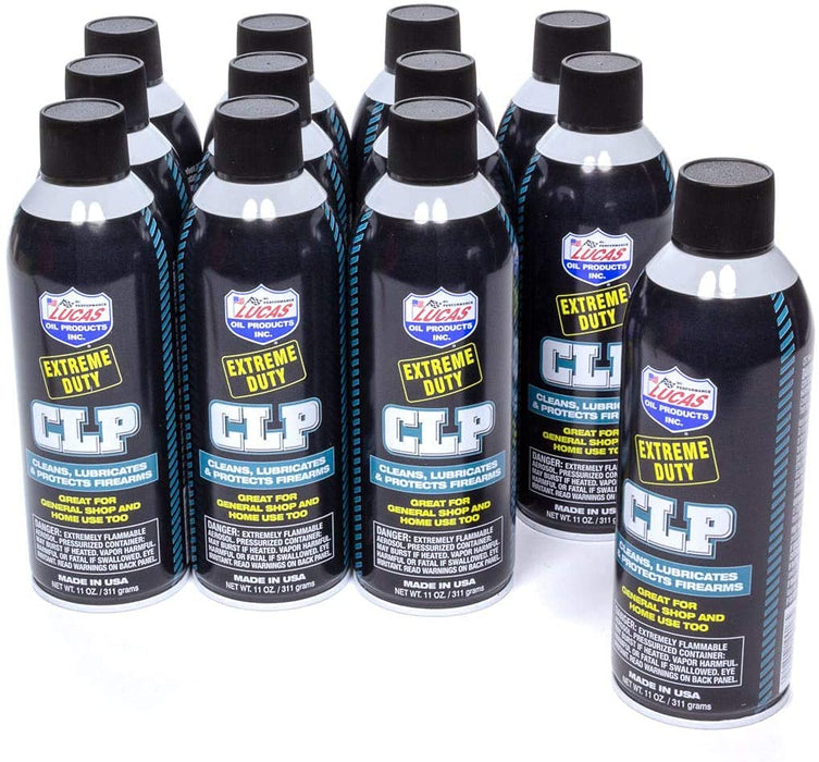 Lucas Oil (10916) Extreme Duty CLP Aerosol Case, 11oz. (Pack of 12)