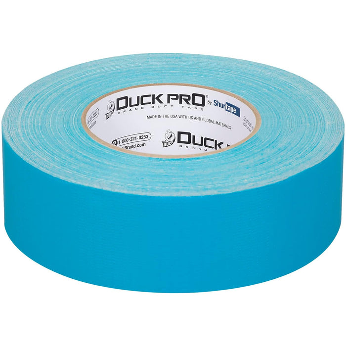 Duck Pro 105452 by Shurtape General Purpose Grade, Co-Extruded Abatement Duct Tape Mold and Asbestos Remediation and Abatement, 48mm x 60yd, 9.0 mil, Teal Blue, 1 Roll