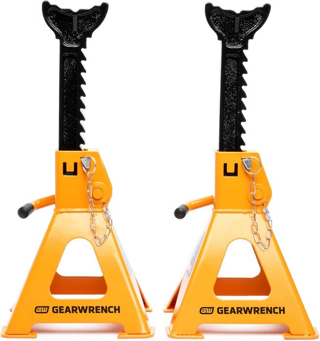 GEARWRENCH 3 Ton Ratcheting Jack Stands - Pack of 2 | GWJS3T
