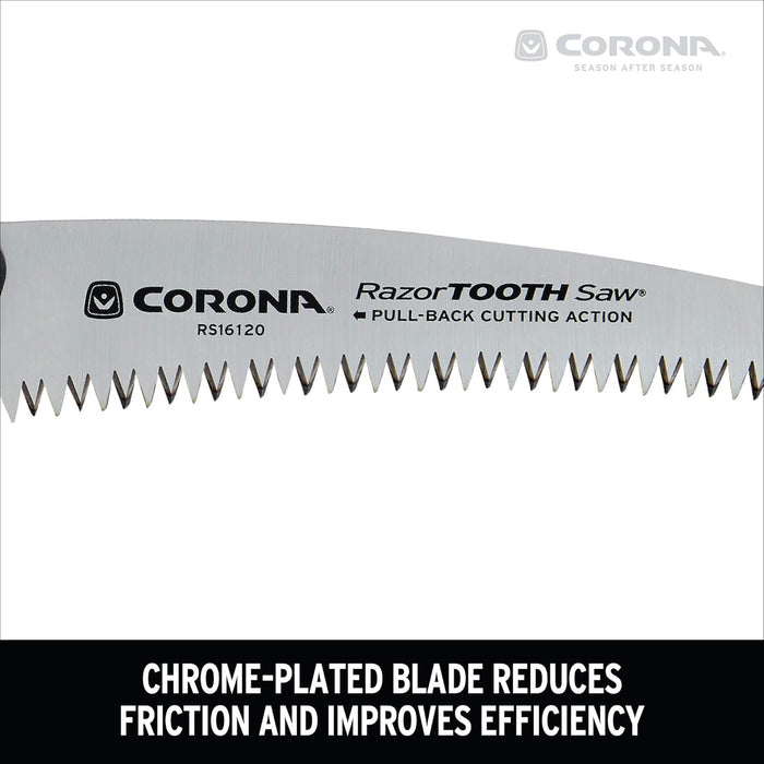 Corona RS16120 Razor Tooth Folding Saw, 7-Inch, Red