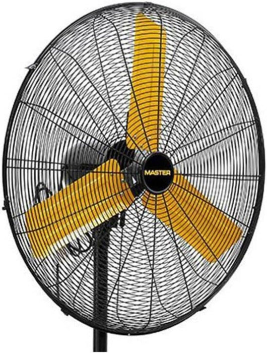 Master MAC-30P High Velocity Pedestal Fan, 3 Speed Portable Metal Standing Fan with Adjustable Height & Swivel Head, Powerful & Efficient Cooling, 30 Inch