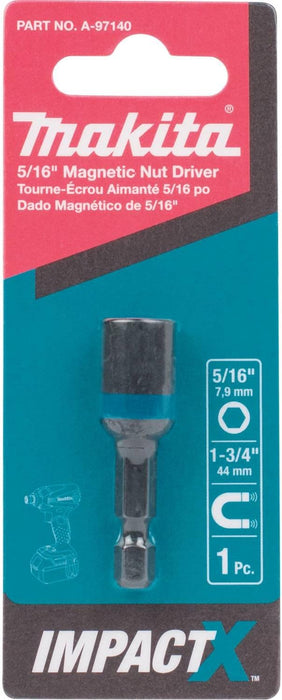 Makita A-97651 Impact X 5/16″ x 1-3/4″ Magnetic Nut Driver (Pack of 3)