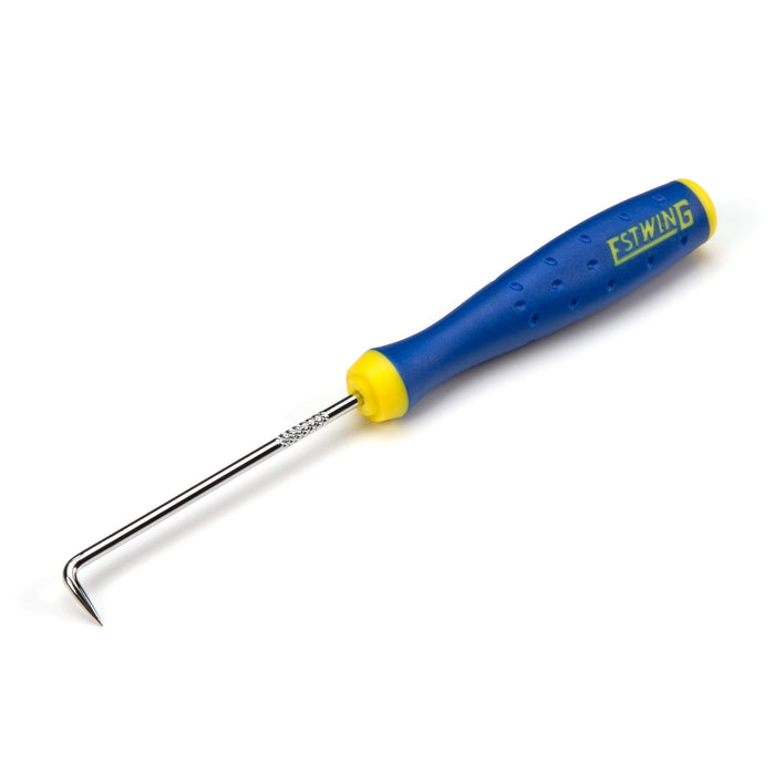 Estwing 42450-02 6.75-Inch Long Precision Pick Tool with 90-Degree Angled Tip for Removing Hoses, Clips, Washers, and More, Chrome Vanadium Steel, Comfortable Grip