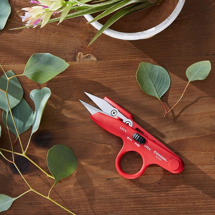Corona FS4110 Hydroponic Finger Micro Snips, Red