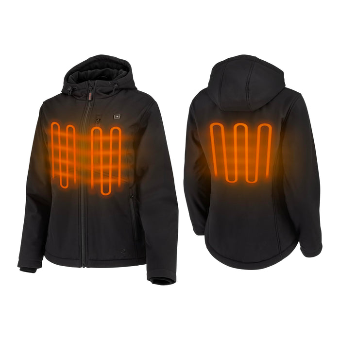 Radians Women's Standard Heated Apparel-Jackets, Black
