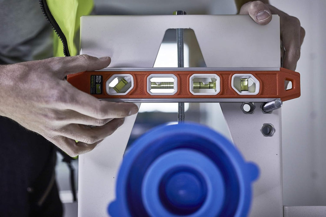 Johnson 1421-1200 Magnetic Aluminum Reinforced Torpedo Level, 12", Red