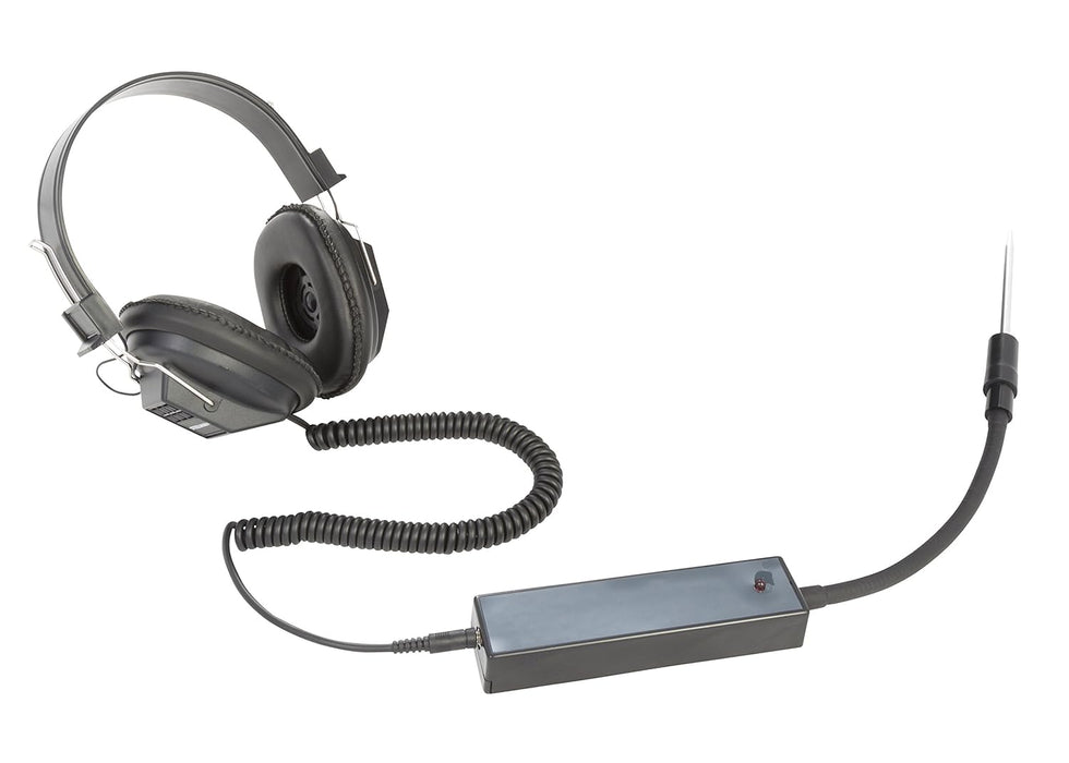 Steelman 65001 EngineEAR Stethoscope Auto Diagnostic Tool, Noise-Canceling Headphones, Ulta-Sensitive Microphone, 9 Volt Battery Included