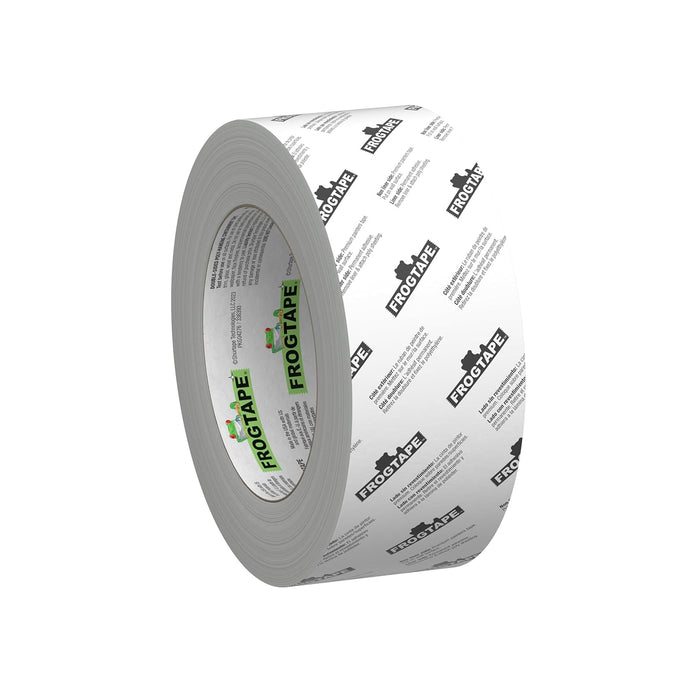 FrogTape DS 154 Premium Grade, Double-Sided Poly-Hanging Containment Tape, Sticks to Plastic Sheets, for Remodeling and Remediation, 48mm x 25yds, Natural, 1 Roll (105777)