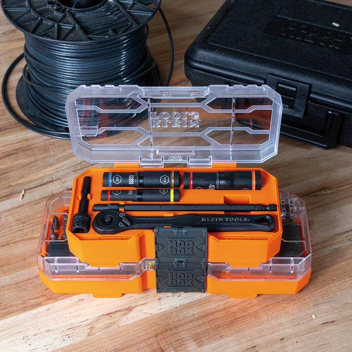 Klein Tools 32502HD KNECT Impact-Rated Screwdriver and Socket Set with Case, 41-Piece