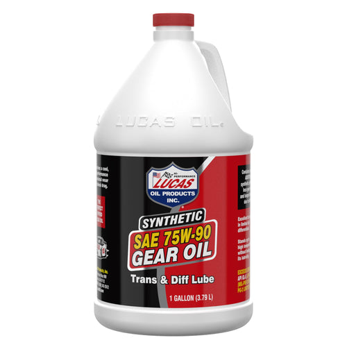 Lucas Oil 10048-PK4 75W90 Synthetic Gear Oil - 1 Gallon Jug, Pack of 4