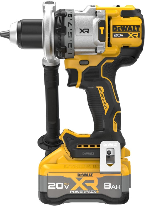 DEWALT DCD1007WW1 20V MAX XR Brushless Cordless 1/2 in. 3-Speed Hammer Drill Kit with XR POWERPACK