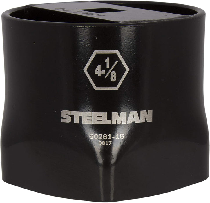 Steelman 60261-15 4-1/8-inch 6-Point Wheel Bearing Locknut Socket, 3/4-inch Drive, Heavy Duty Steel