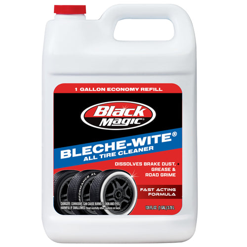 Black Magic 800002222 Bleche-Wite Tire Cleaner Concentrate, 1 Gallon