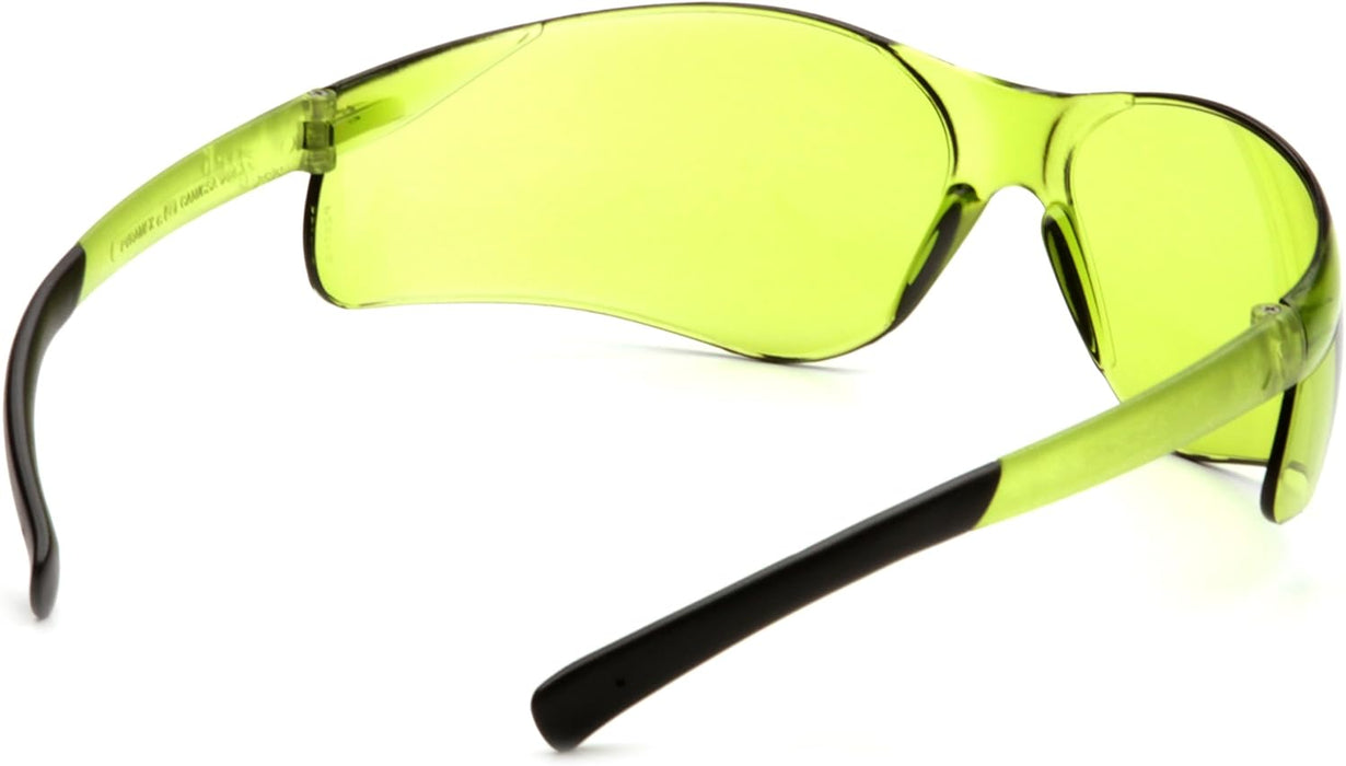 Pyramex S2514S Ztek Safety Glasses, Pale Green Frame/IR 1.5 Pale Green Lens