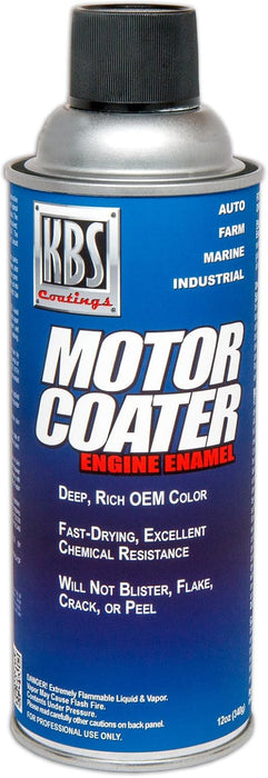 KBS Coatings 60101 Chevy Orange Motor Coater Engine Paint - 12 fl. oz.