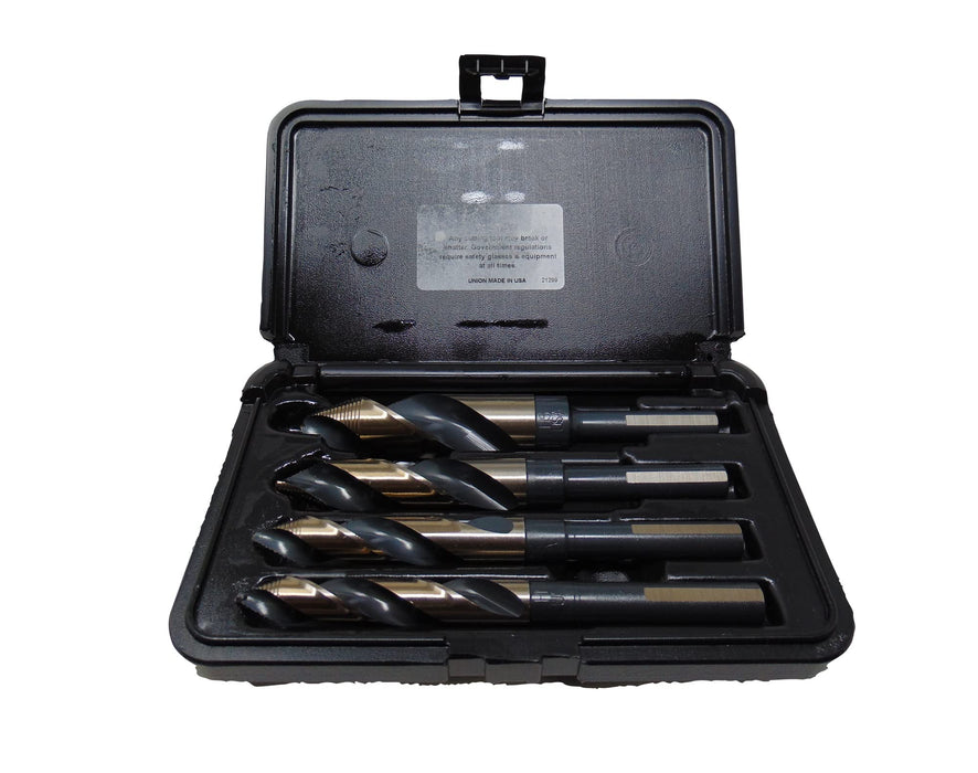 Norseman (26443) 4 Piece 9/16 in. to 1 in. Heavy Duty Black and Gold Vortex 1/2 in. Shank Set