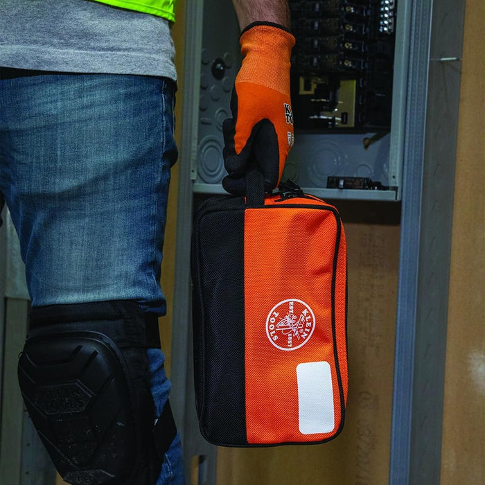 Klein Tools 55582 Double Zipper Bag, 10 x 6-Inch