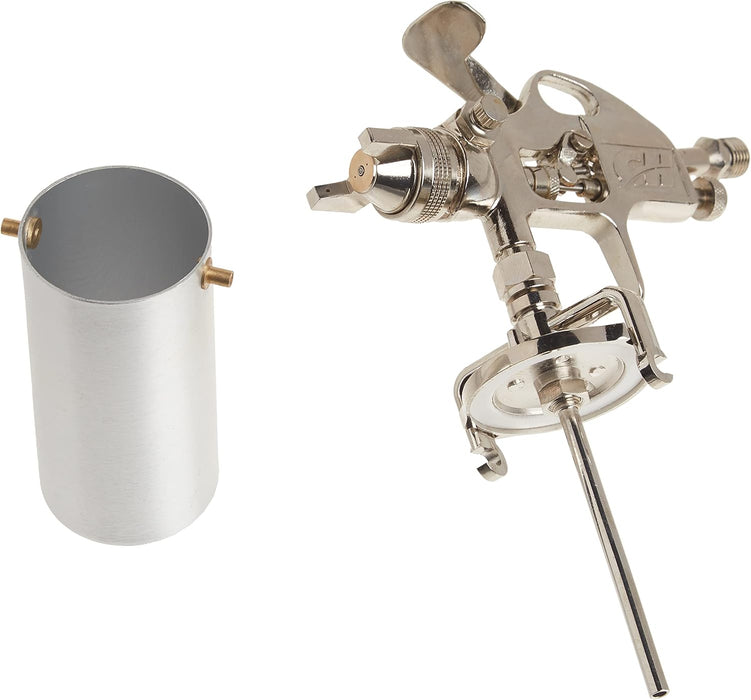 Detail Paint Sprayer Gun - Pattern and Fluid Control Handheld Sprayer w/ 8-ounce Anti-Drip Canister (Campbell Hausfeld DH550000AV) Detail Paint Spray Gun