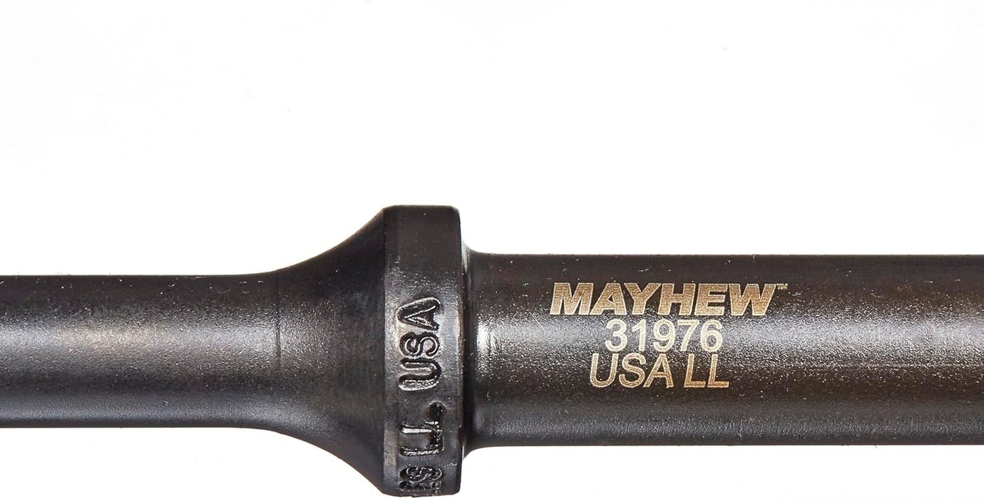 Mayhew Tools 31976 Pneumatic Scraper, 1-1/8" x 8", Black Oxide Finish