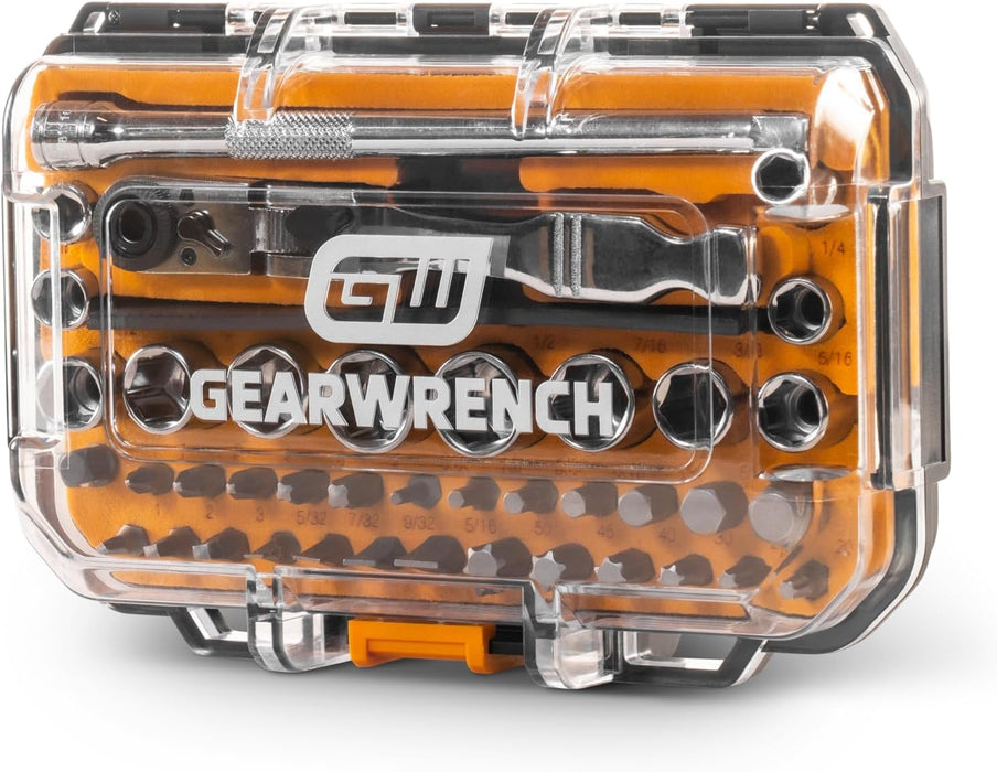 GEARWRENCH GWMBS41 41 Piece 1/4" Drive Ratchet MicroDriver Set