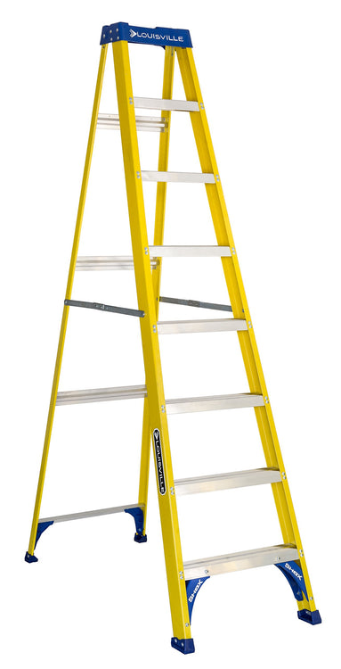 Louisville Ladder FS2008 8-Foot Fiberglass Step Ladder, 250-Pound Load Capacity, Type I