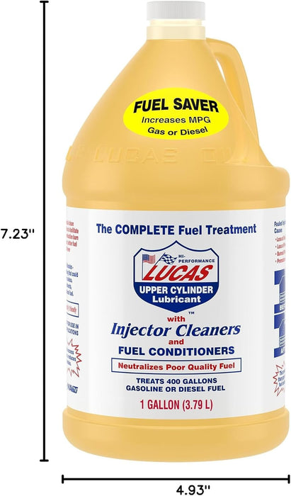 Lucas Oil 10013 Fuel Treatment - 1 Gallon (Pack of 4) 1 Gallon 4