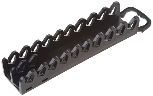 Ernst Manufacturing 10-Tool Screwdriver Gripper - Screwdriver Holder in Vibrant Black (Model 5311) for Portable or Pegboard Storage of Screwdriver Set