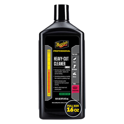 Meguiar's (M0416) Mirror Glaze Professional Heavy-Cut Cleaner, 16 oz.