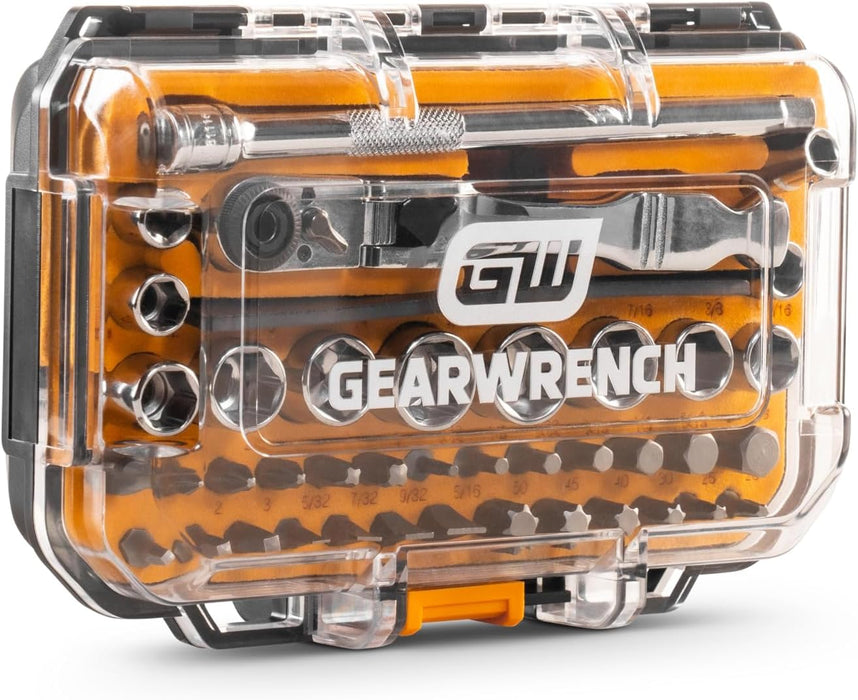 GEARWRENCH GWMBS41 41 Piece 1/4" Drive Ratchet MicroDriver Set