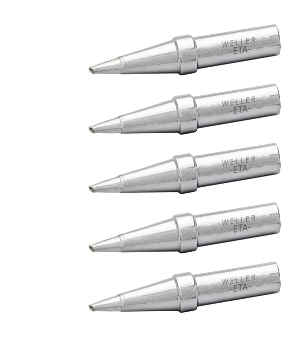 Weller (ETA-5) Genuine Weller WE1010 Soldering Tip Set, Screwdriver, 0.062" / 1.6 mm (Pack of 5)