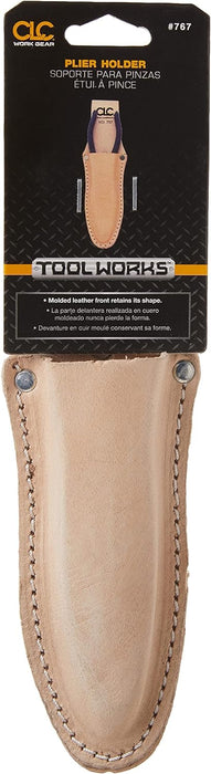 Custom Leathercraft 767 Plier Holder, 2.5 in., Top Grain Leather, Tan (Pack of 1)