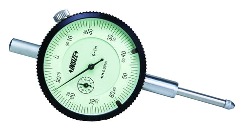INSIZE 2307-025 Dial Indicator, .25", Graduation 0.001"