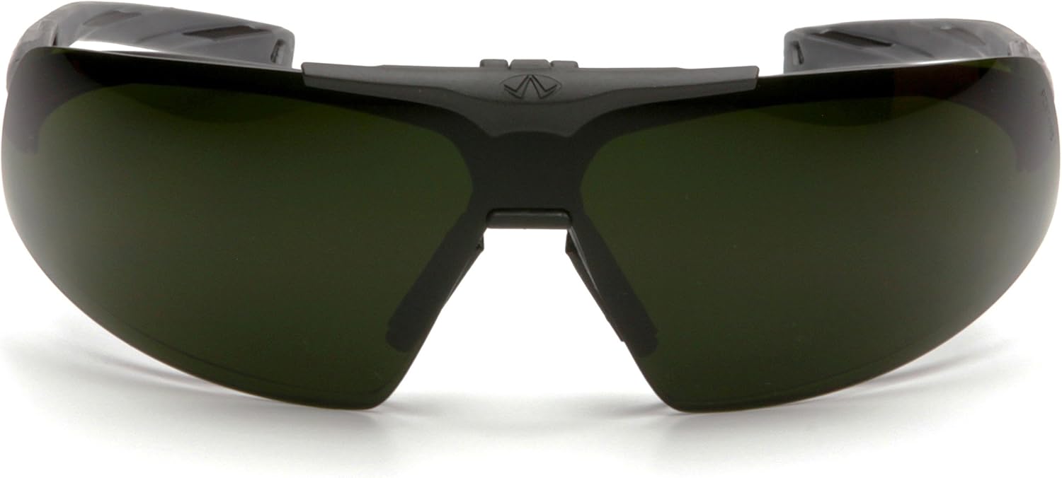 Pyramex SB4950STP Onix Plus, Clear Anti-Fog Bottom Lens / 5.0 IR Filter Flip Lens