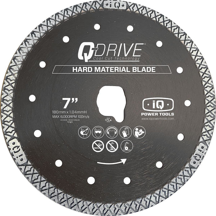 iQ TLD07-005P-QD-HM1 228CYCLONE 7-inch Q-Drive Hard Material Blade
