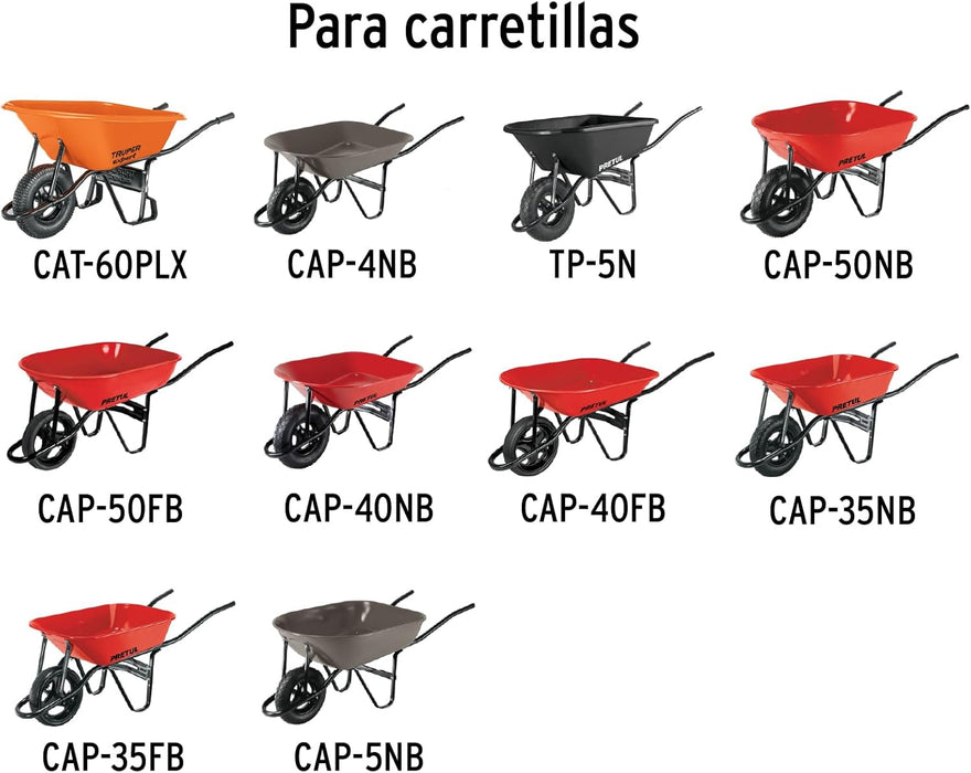 Truper 11876 Spare Parts Wheelbarrows Axle Bracket Set