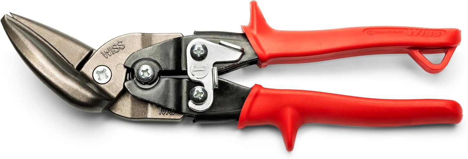 Crescent Wiss M6R 9-1/4" Metalmaster Offset Straight and Left Cut Aviation Snips