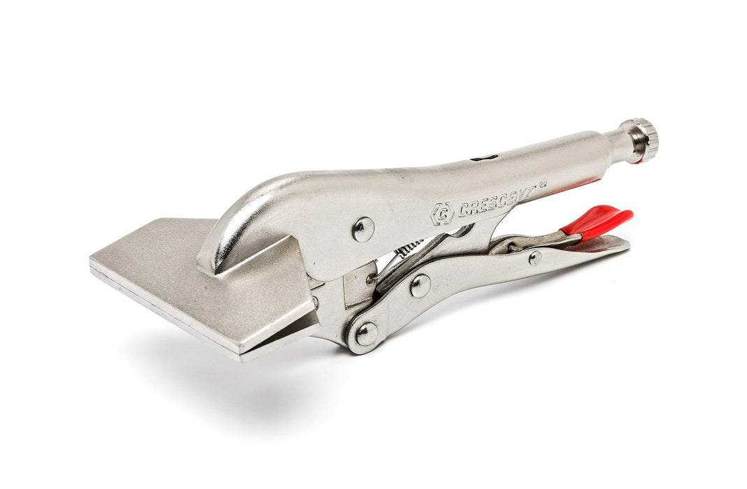 Crescent C8SMVN Locking C-Clamp with Swivel Pad Tips, Heavy-Duty Adjustable Clamp with Hex Key Recess & Compound Action, 11"