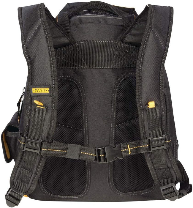 DEWALT DGL523 Lighted Tool Backpack Bag, 57 Pockets