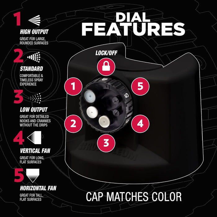 Rust-Oleum 376869 Stops Rust Custom Spray 5-in-1 Spray Paint, 12 oz, Satin Black (Pack of 1)