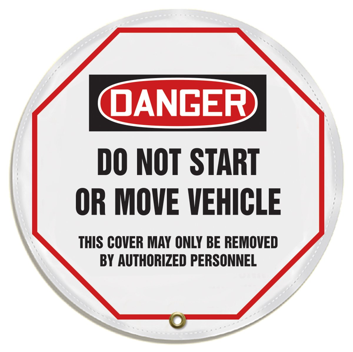 Accuform KDD822 Steering Wheel Cover for Lockout Tagout, OSHA-Style ...
