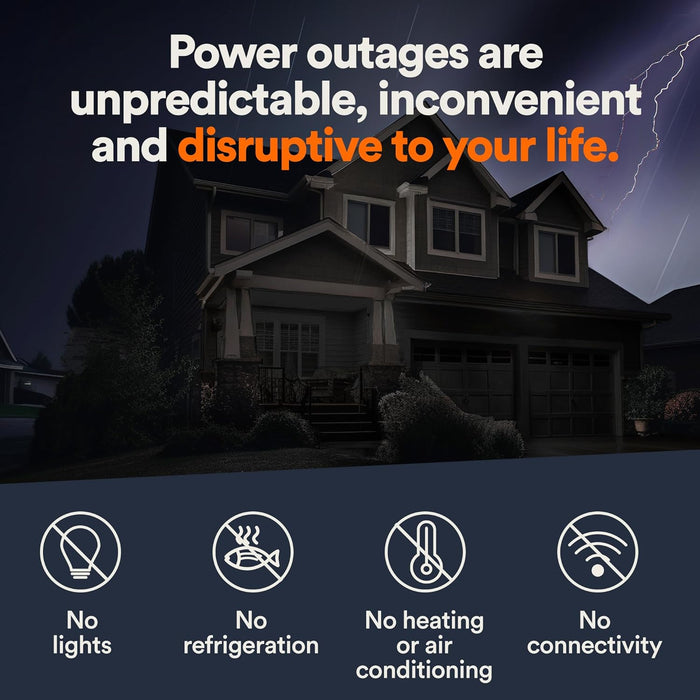 Generac 7226 Guardian 18kW Home Standby Generator, Durable All Aluminum, WiFi Enabled with G-Force Engine, Easy to Use, Whole House Power Backup, Smart Outage Solution - Bisque