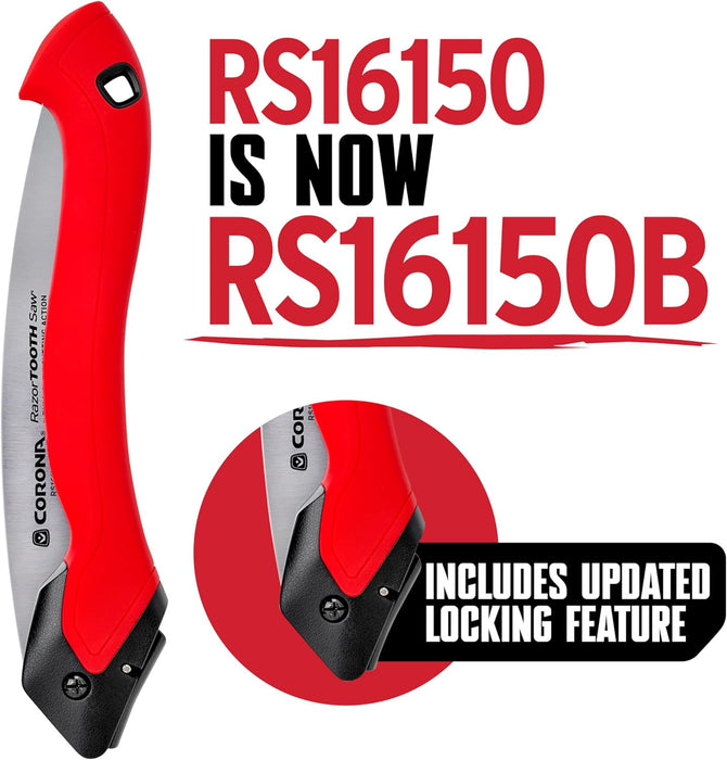 Corona RS16150B RazorTOOTH Saw Folding Pruning Saw, 10 in. Blade