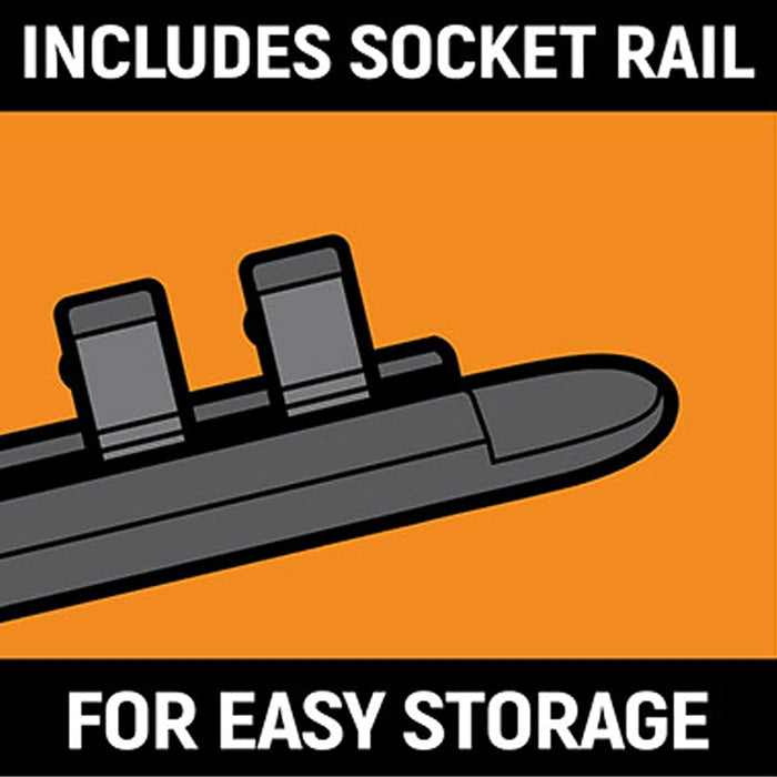 GEARWRENCH 81390 15 Piece 1/4" Drive 120XP Locking Flex Head Ratchet and 6 Point Metric Stubby Socket Mechanics Tool Set