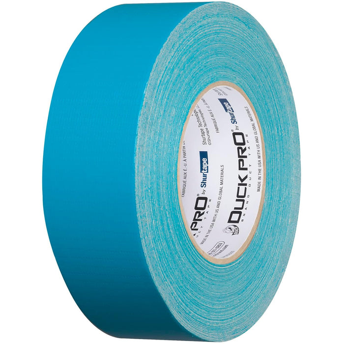 Duck Pro 105452 by Shurtape General Purpose Grade, Co-Extruded Abatement Duct Tape Mold and Asbestos Remediation and Abatement, 48mm x 60yd, 9.0 mil, Teal Blue, 1 Roll