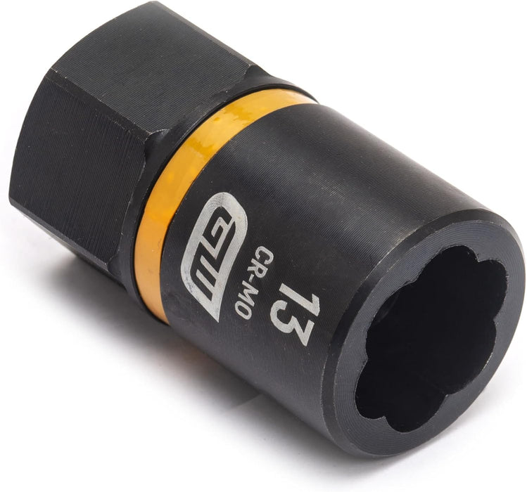 GEARWRENCH 7 Pc. 1/4 & 3/8" Drive Metric Bolt Biter Impact Extraction Socket Set - 87911